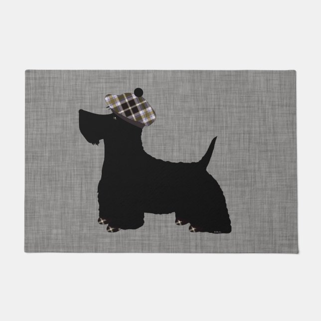 Tapete de Porta Terrier Escocês (Frente)