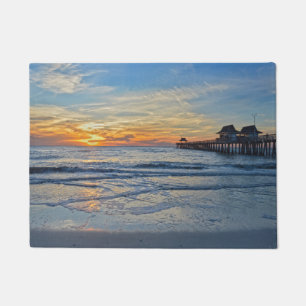 Tapete De "praia Nápoles, Florida, cais no por do sol