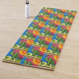 Tapete De Yoga 096 - Desert Giant Pattern Yoga Mat