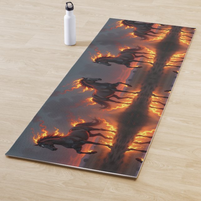 Tapete De Yoga „2026 – Das Jahr des Feuerpferds“ (In Situ)