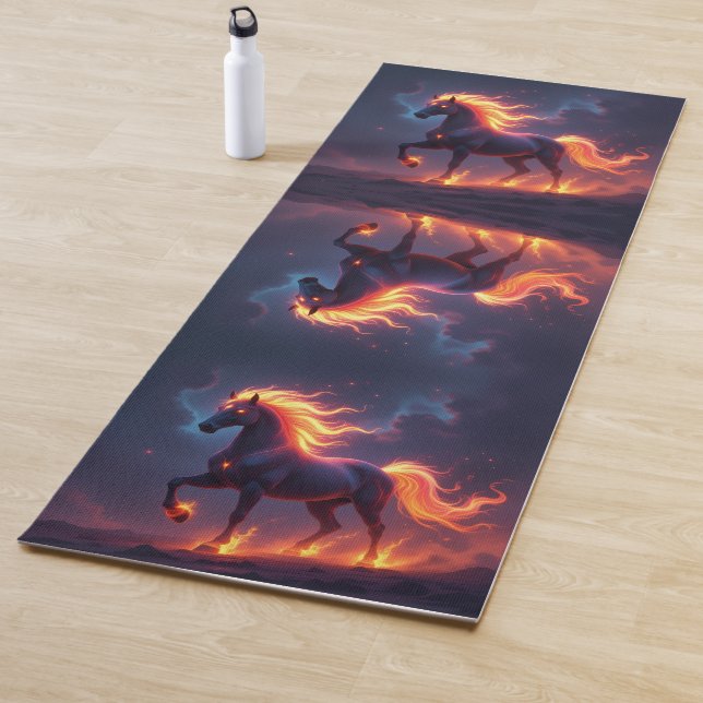 Tapete De Yoga „2026 – Das Jahr des Feuerpferds“ (In Situ)