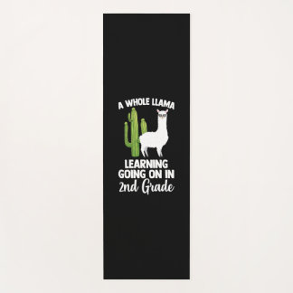 Tapete De Yoga 2nd Grade Teacher Student Kids Back To School Llam