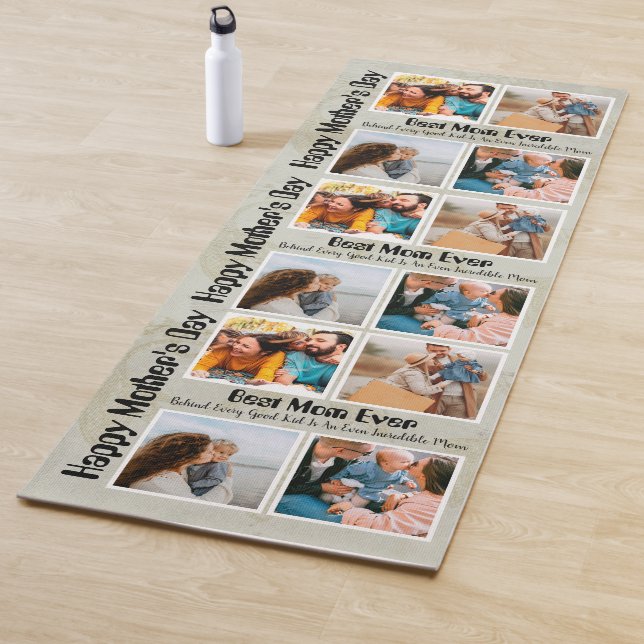 Tapete De Yoga 4 Fotocolagem Melhor Mãe Nunca (In Situ)