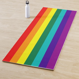 Tapete De Yoga 7 Bandeira do Orgulho gay Rainbow
