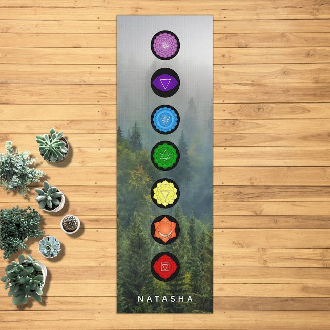 Tapete De Yoga 7 Sete Chakras Meditação Zen Personalizada (Criador carregado)