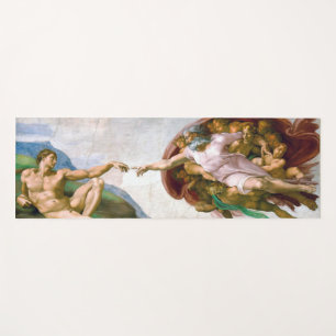 Tapete De Yoga A Criação de Adão (detalhes), Michelangelo