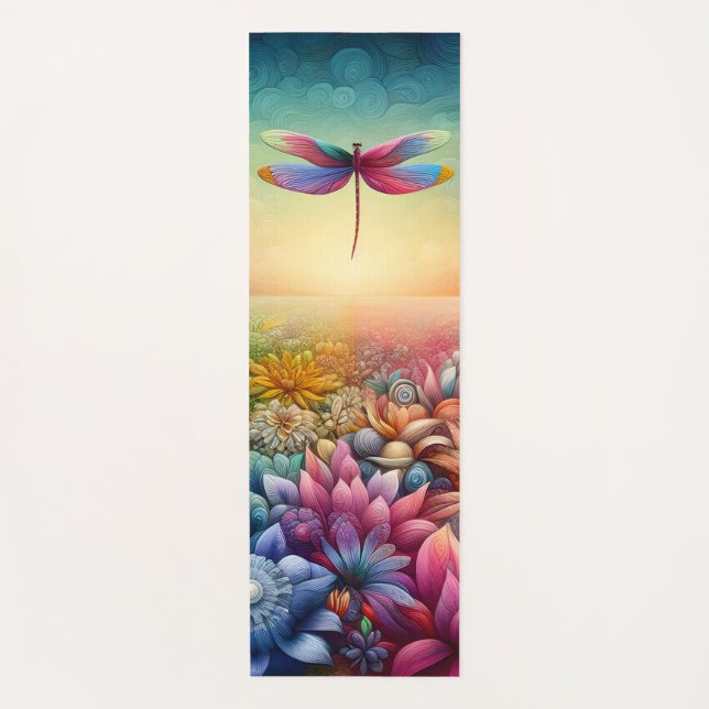 Tapete De Yoga A dança do Dragonfly (Frente)