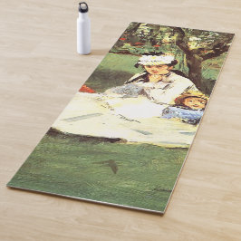 Tapete De Yoga A família Monet no seu jardim Edouard Manet