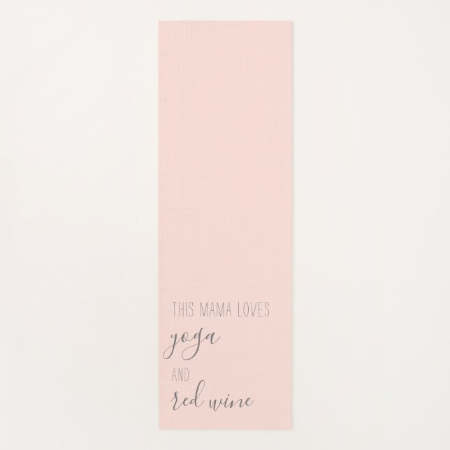 Tapete De Yoga a mamãe duo ama (Frente)