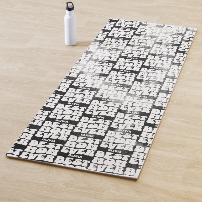 Tapete De Yoga A Melhor Mãe Negra De Tempos Negros Personalizada (In Situ)