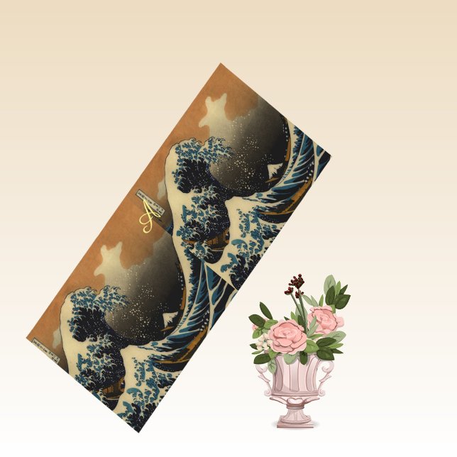 Tapete De Yoga A onda Excelente do artista japonês Kanagawa Vinta (Criador carregado)