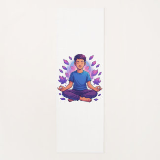 Tapete De Yoga A Paz é a minha camiseta juvenil da TV - Garoto Me