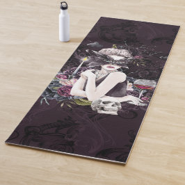 Tapete De Yoga A Vampiress | Moody Gótica Vampiro Glam Pálida Pel