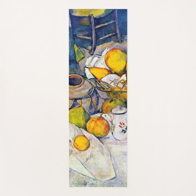 Tapete De Yoga A vida com Fruta, Paul Cezanne (Frente)
