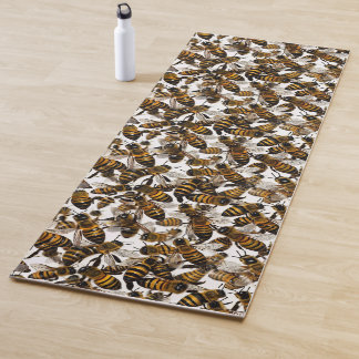 Tapete De Yoga Abelhas Amarelas