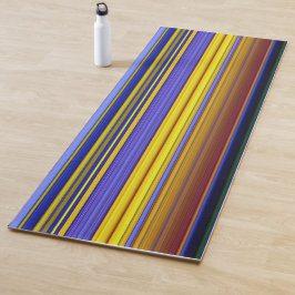 Tapete De Yoga Abstract Stripes Design 1