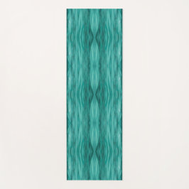Tapete De Yoga Abstract teal water ripples pattern