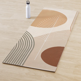 Tapete de Yoga Abstrato Boho