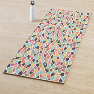 Tapete De Yoga Abstrato Color Trendy Yoga Exercício Floor Mat