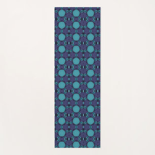 Tapete De Yoga Abstrato de arte geométrica com tartaruga