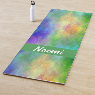 Tapete De Yoga Abstrato Plasma Nuvens Yoga Mat