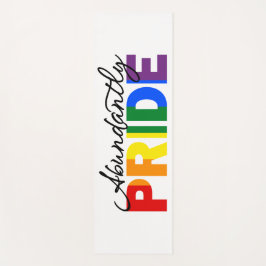 Tapete De Yoga Abundant Pride Rainbow