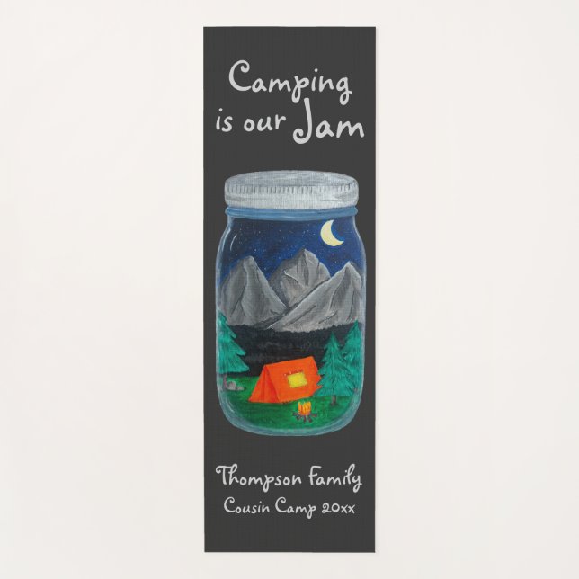 Tapete De Yoga Acampamento é a nossa tenda de emperramento e mont (Frente)