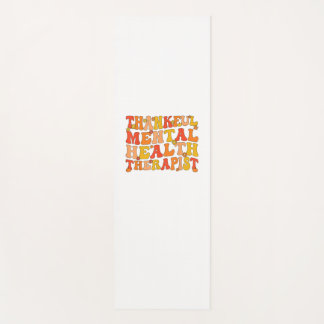 Tapete De Yoga Ação de Graças de Terapia Mental Graças