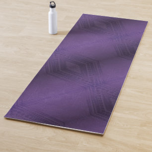 Tapete De Yoga Aceitação Padrão de Boho Eclético Violet
