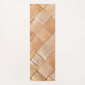 Tapete de yoga aconchegante.