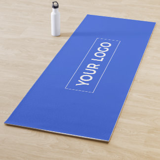 Tapete De Yoga Adicione Seu Logotipo Azul Real Promocional