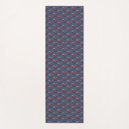 Tapete De Yoga Adicione seu nome Red Fire Caminhão Personalizado 