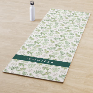 Tapete De Yoga Adicione suas hortaliças conhecidas da floresta de