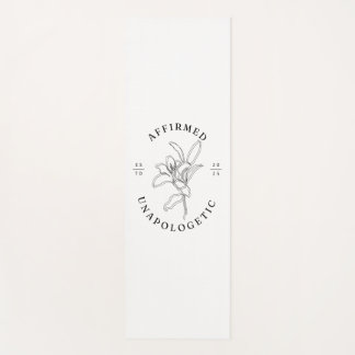 Tapete De Yoga Affirmed and Unapologetic Est 2025