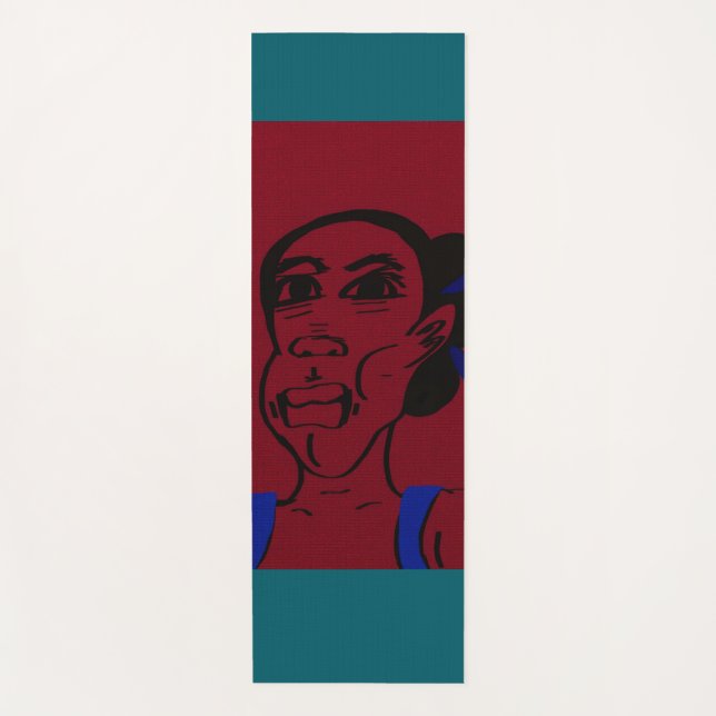 Tapete De Yoga African Portrait  (Frente)