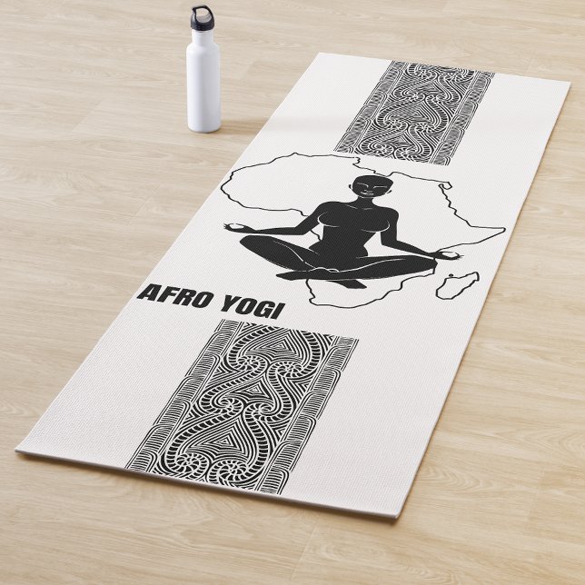 TAPETE DE YOGA AFRO YOGI MONOCHROME YOGA MAT (Criador carregado)