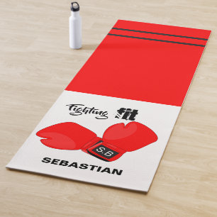 Tapete De Yoga Ajustado de Combate Personalizado  Malhação de luv