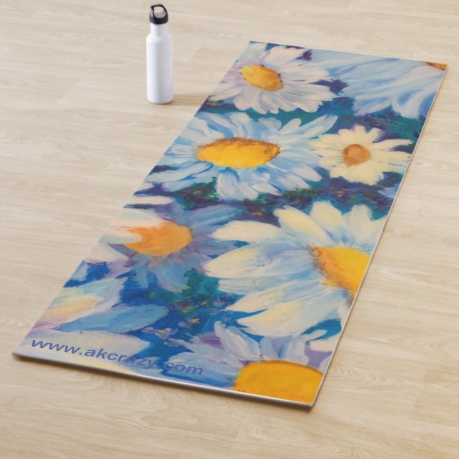 Tapete De Yoga Alaskan Daisies Yoga Mat (In Situ)