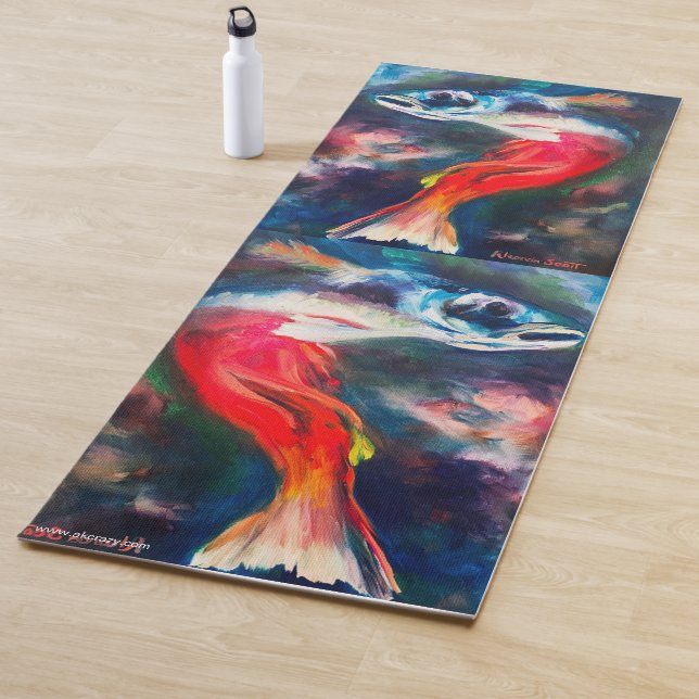 Tapete De Yoga Alaskan Salmon Metamorfois Yoga Mat (In Situ)