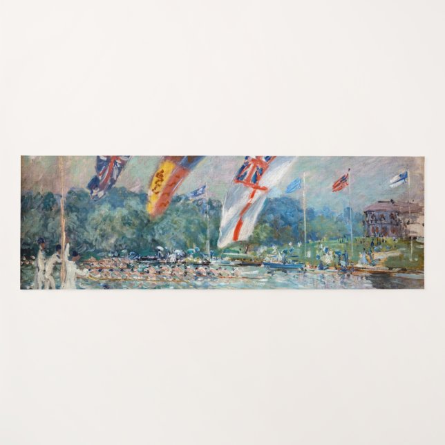 Tapete De Yoga Alfred Sisley - Regatta em Molesey (Frente (Horizontal))