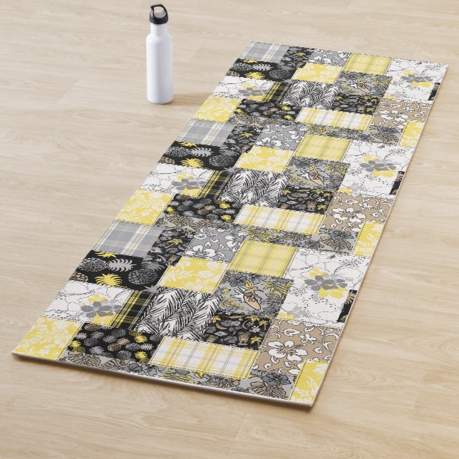 Tapete De Yoga Aloha Patchwork Hawaiian Tropical Impressões - Neu (In Situ)