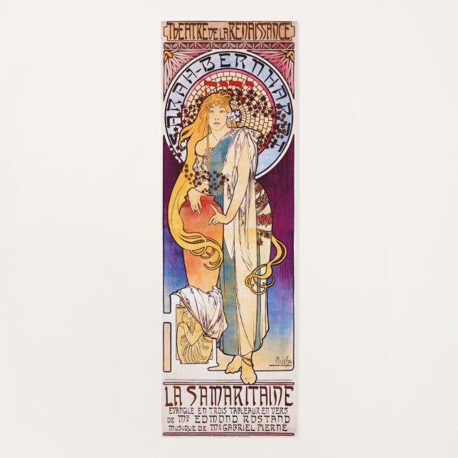 Tapete De Yoga Alphonse Mucha (Frente)