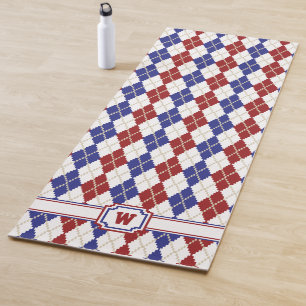 Tapete De Yoga Americana Argyle Yoga Mat