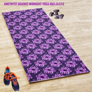 Tapete De Yoga Ametist Contra Meia-Noite