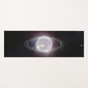 Tapete De Yoga Anéis JWST do Planeta Netuno