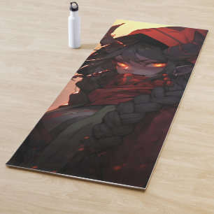 Tapete De Yoga Anime da Menina Demon