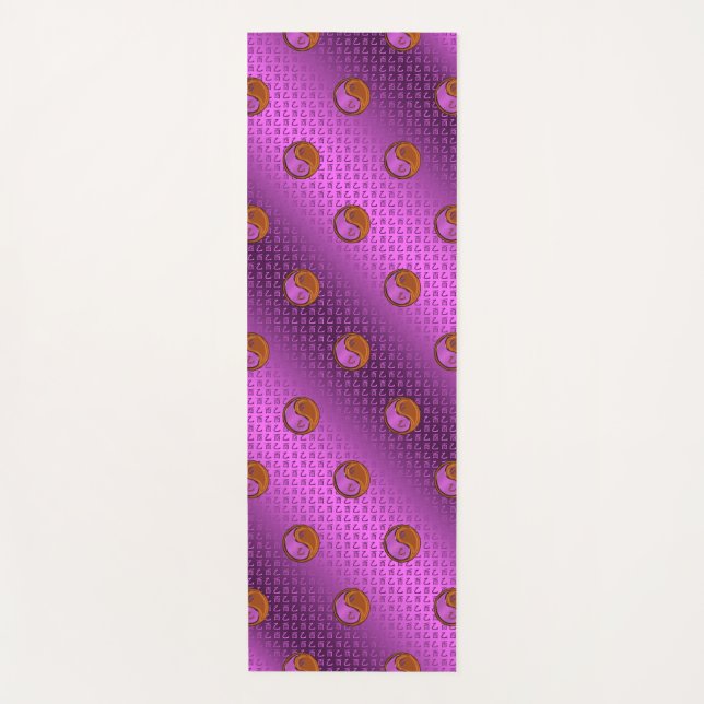 Tapete De Yoga Ano do Galo da Madeira (Frente)