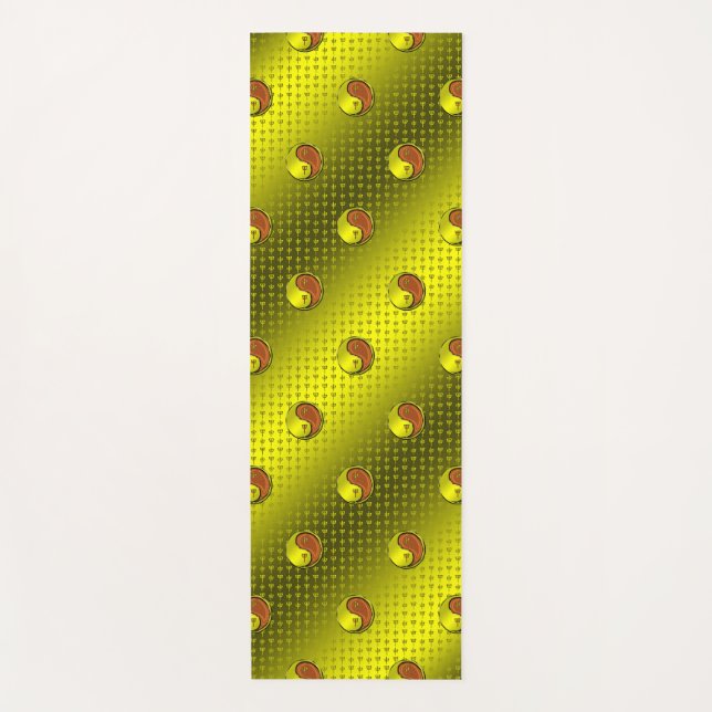 Tapete De Yoga Ano do Macaco da Madeira, Ioga Mat (Frente)