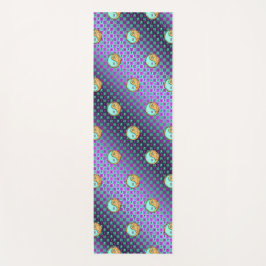 Tapete De Yoga Aquário e Barco de Fogo