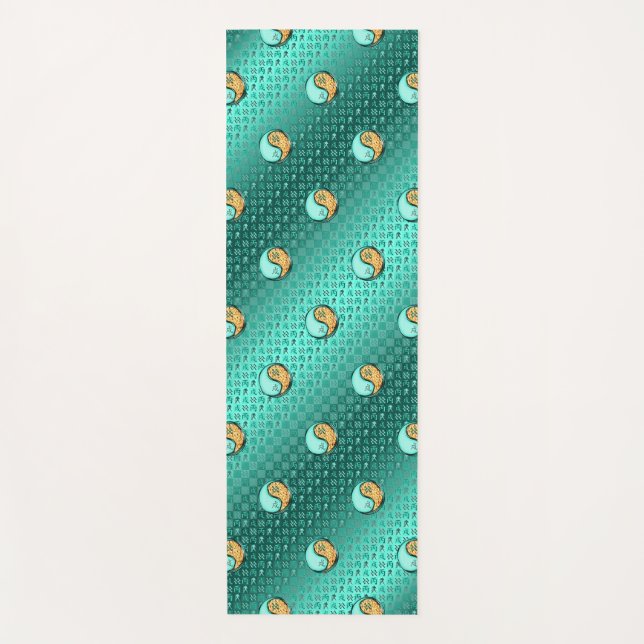 Tapete De Yoga Aquário e Cão de Fogo (Frente)